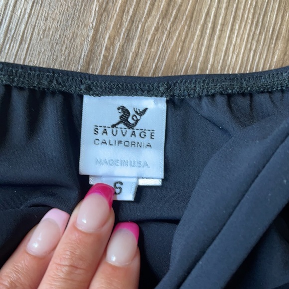 Sauvage X Revolve Black Bikini Bottoms - Picture 6 of 9